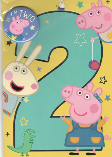 Picture of 2ND BIRTHDAY CARD PEPPA PIG